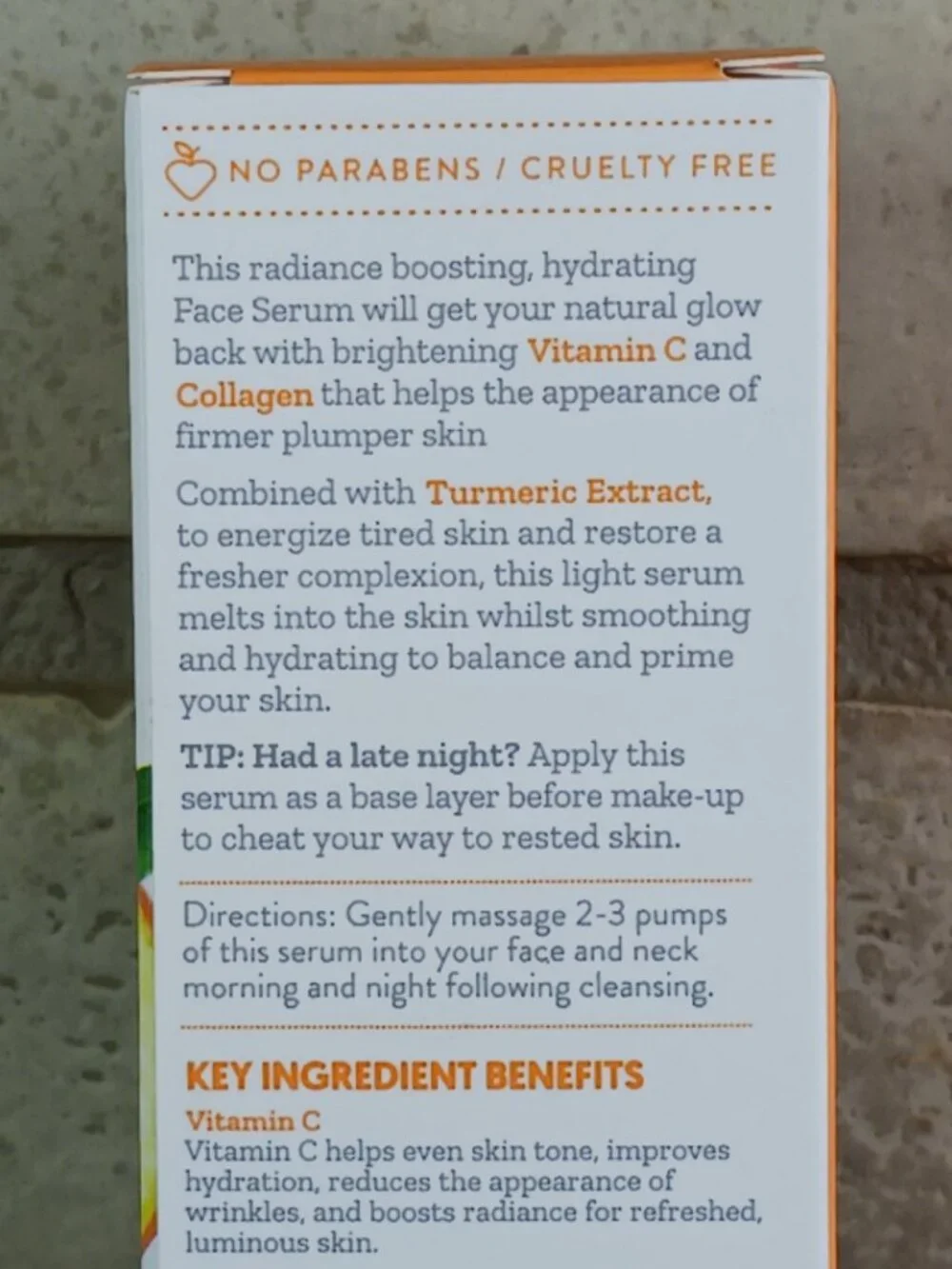 By Nature Vitamin C + Collagen Brightening + Hydrating Face Serum 3 fl oz